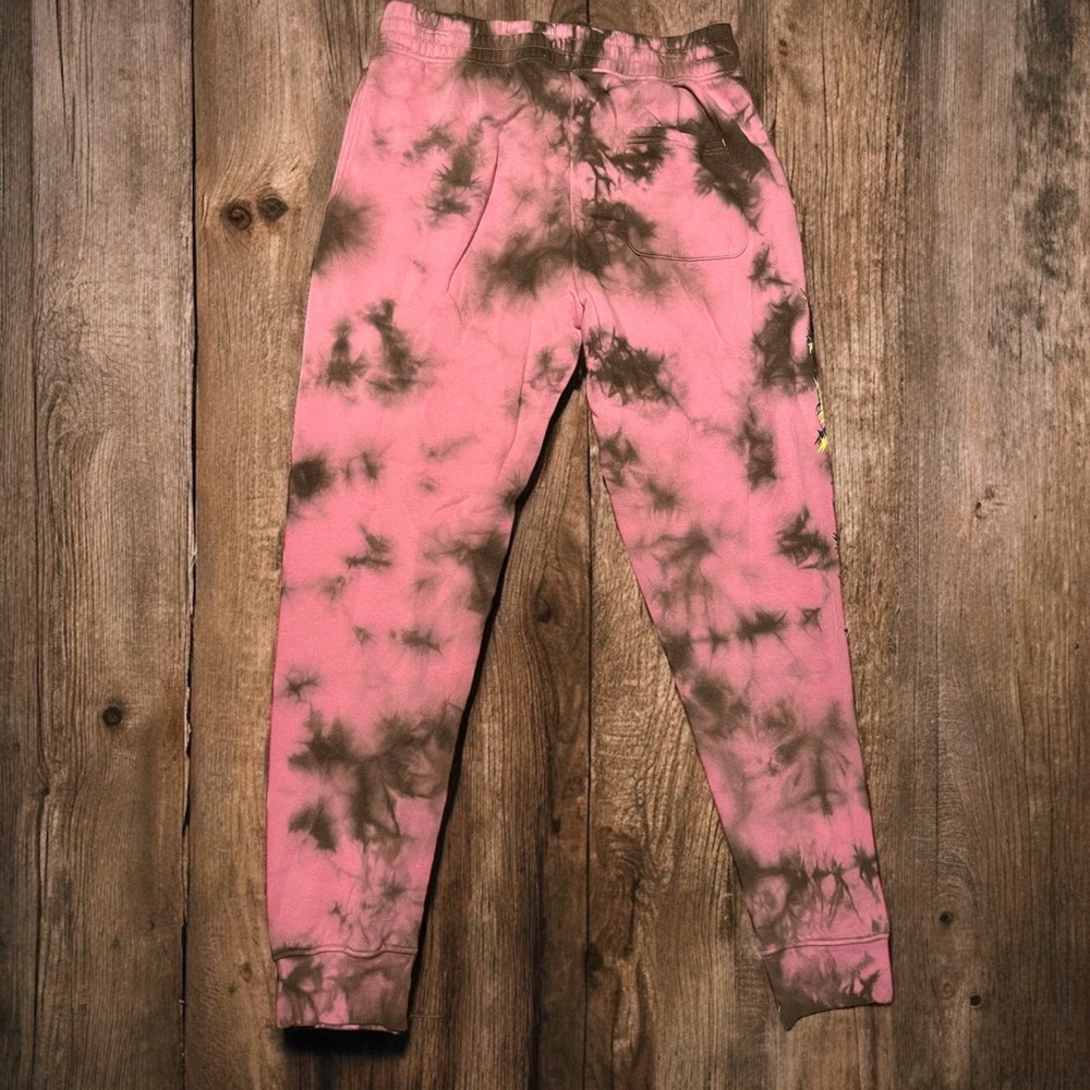 New unisex Neff weird times pink tie dye lounge pants - Picture 3 of 6